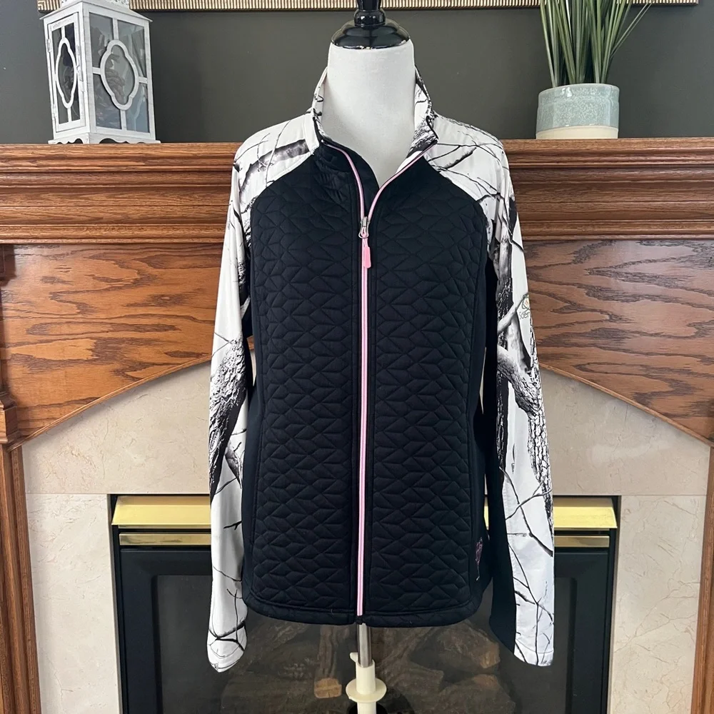 Rocky Athletic Mobility Camo Full‎ Zip Jacket Size Large